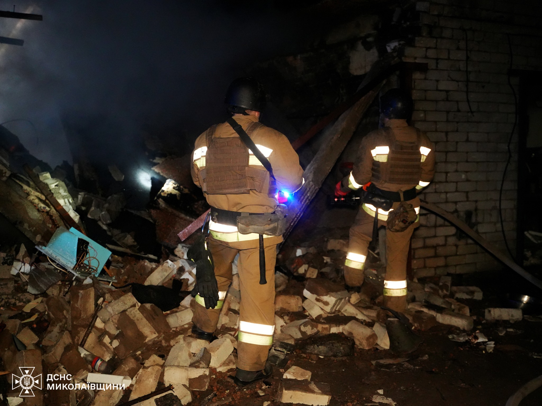 удар БПЛА по Николаеву