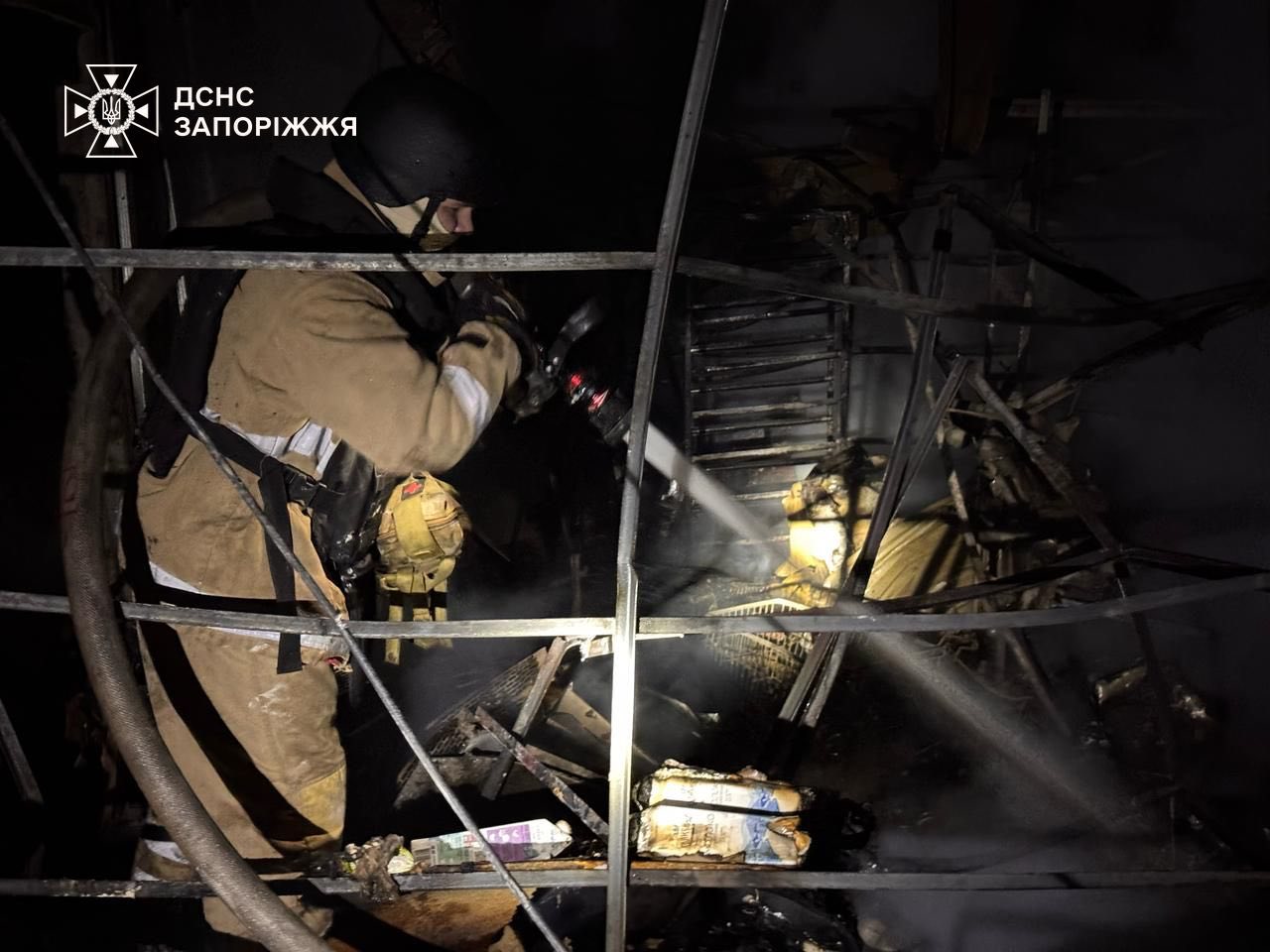 Последствия удара по Запорожской области