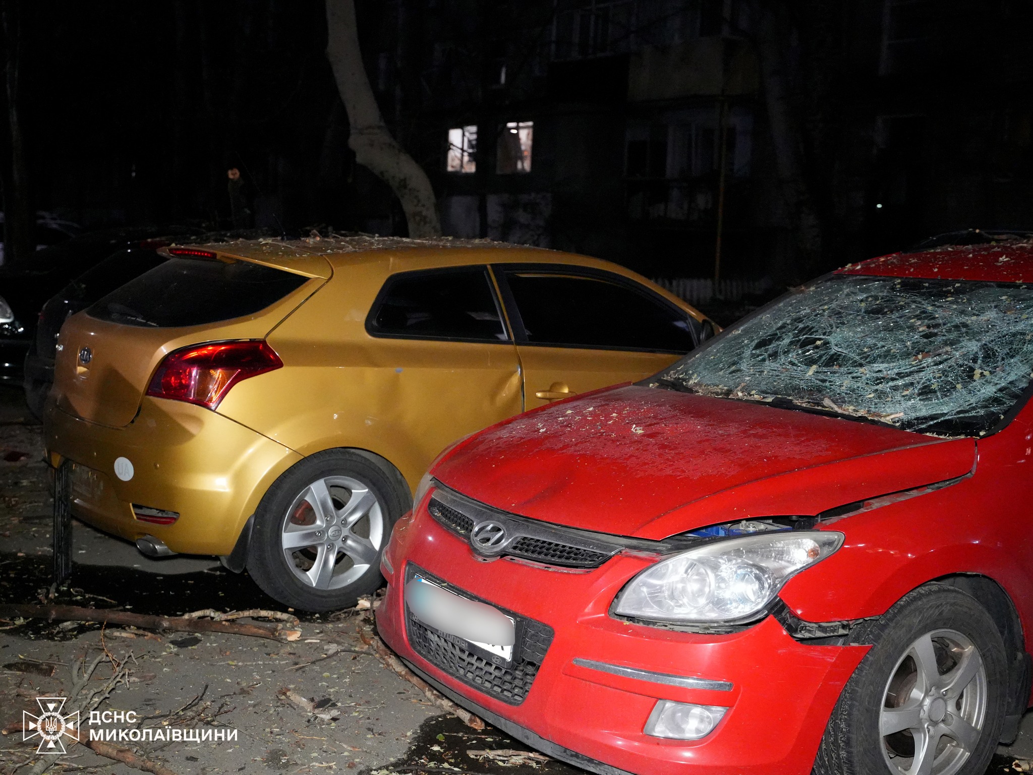 удар БПЛА по Николаеву