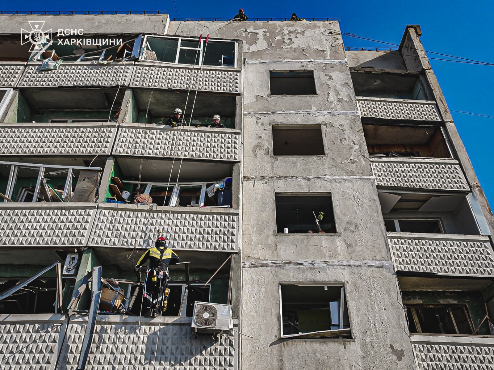 Последствия ракетного удара по Харькову