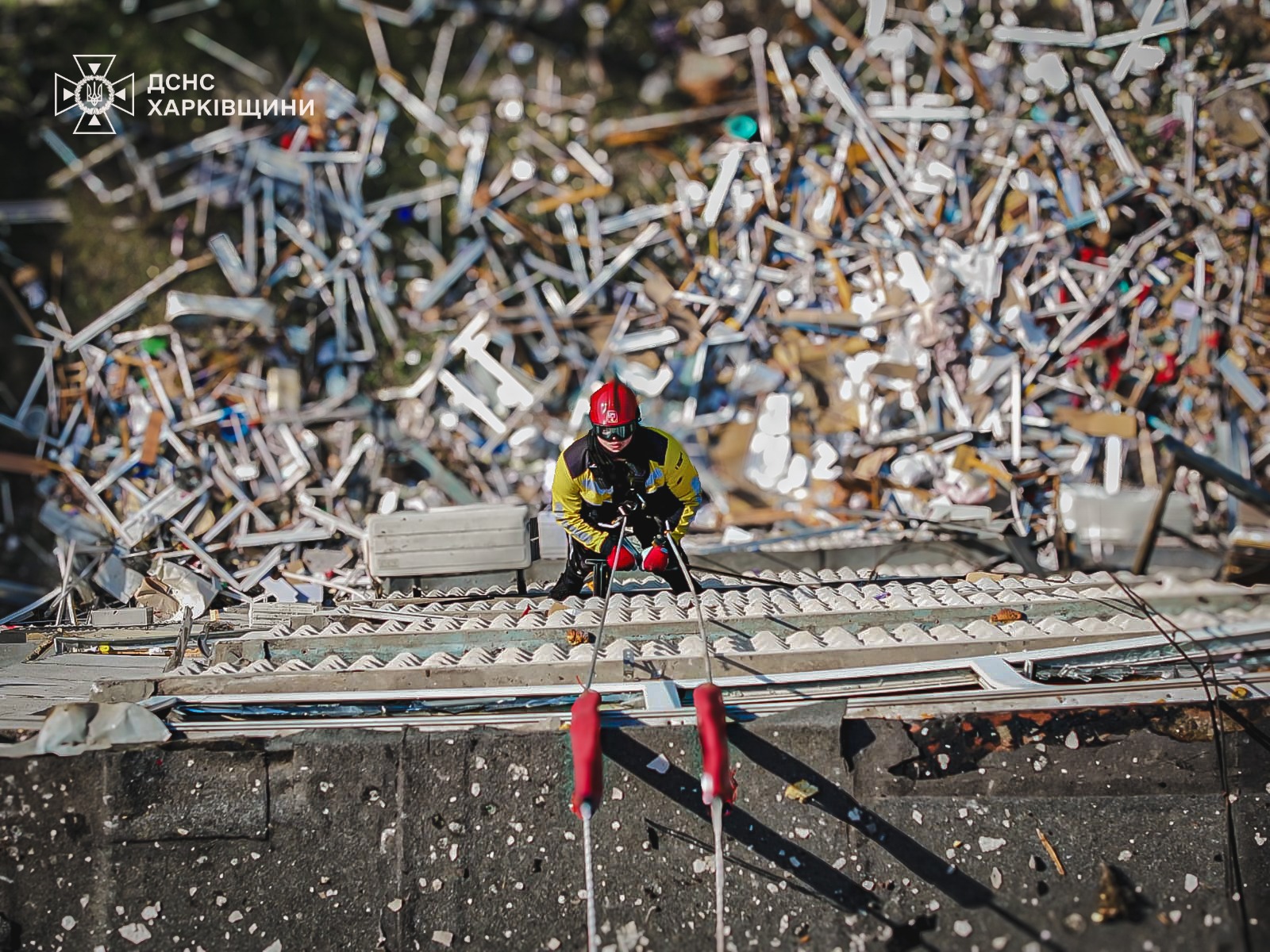 Последствия ракетного удара по Харькову