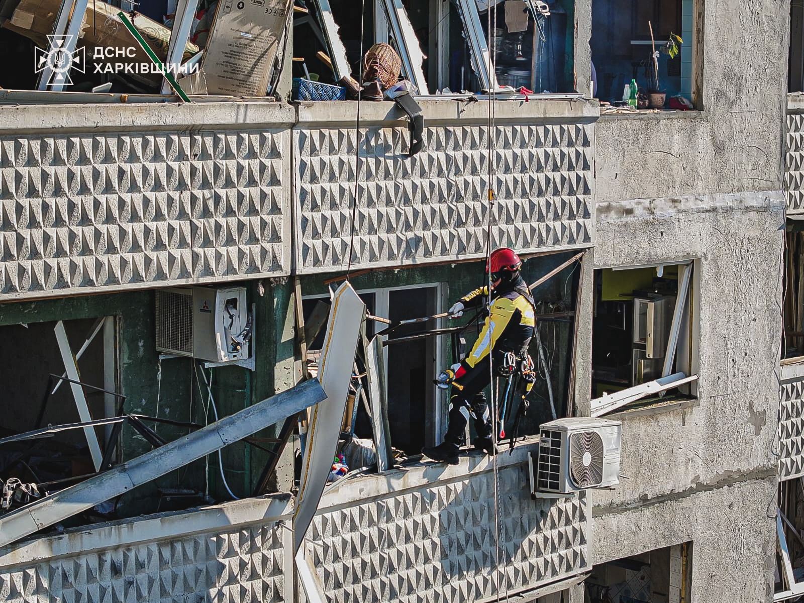 Последствия ракетного удара по Харькову