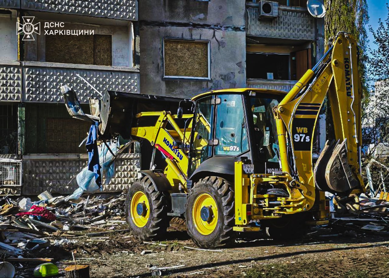 Последствия ракетного удара по Харькову