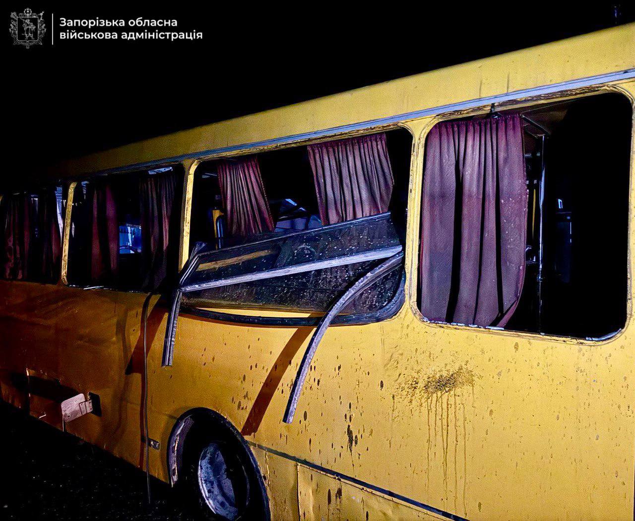 Последствия удара по Запорожской области