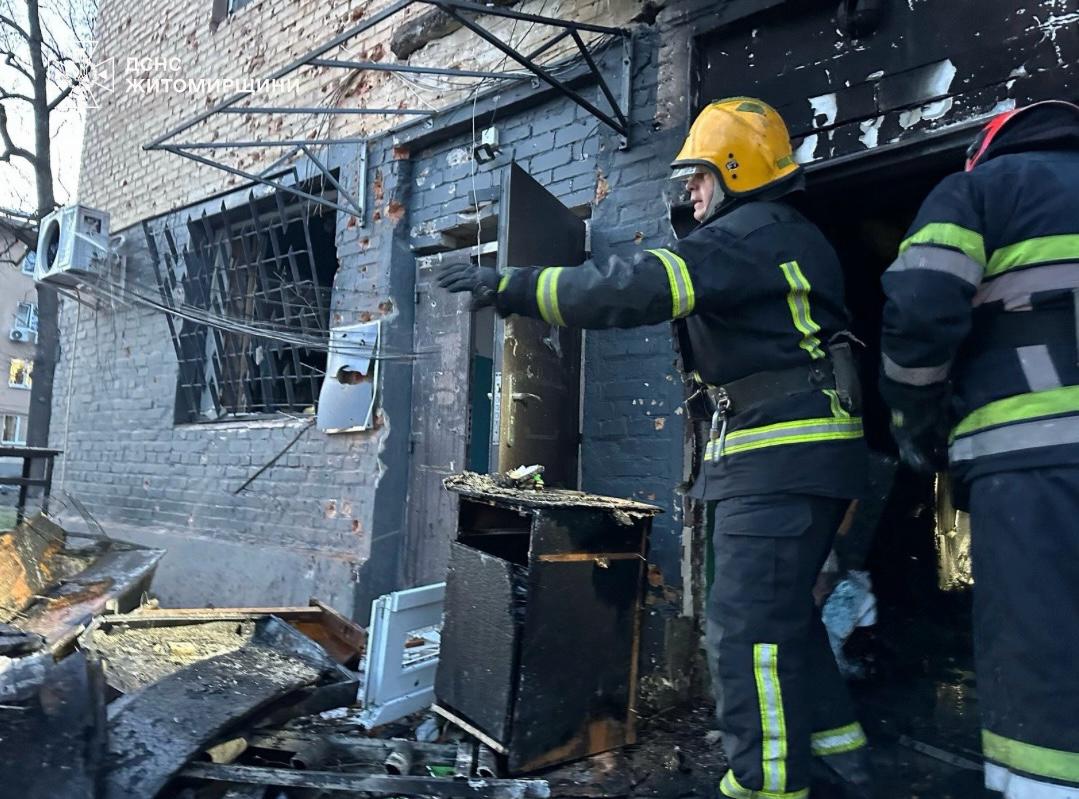 Последствия удара по Житомирской области