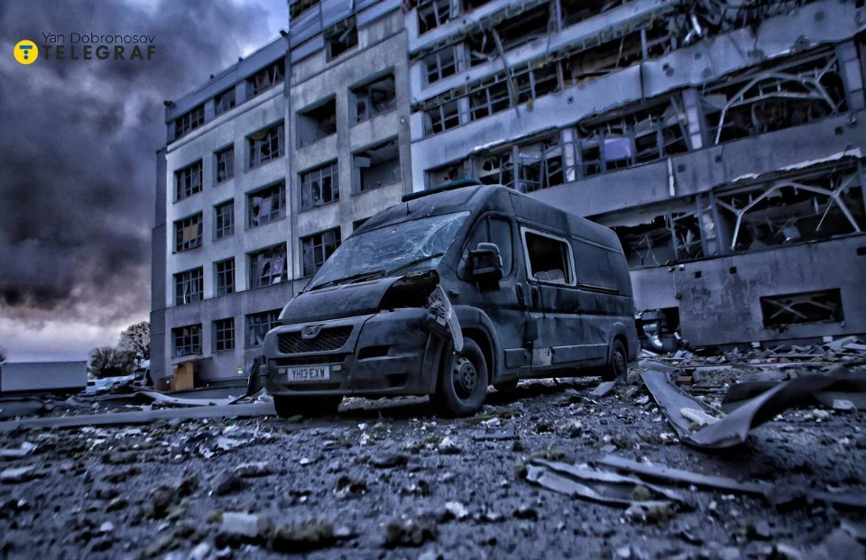 удар баллистикой по Киеву