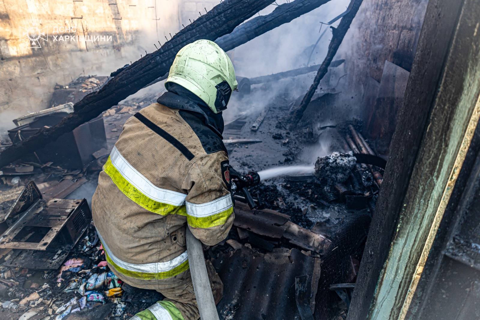 ликвидация пожара на территории Песчанского лесничества на Харьковщине