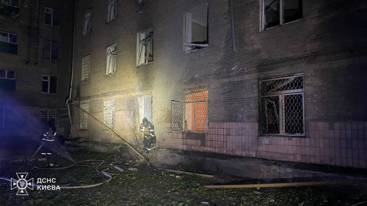 Последствия удара по Киеву