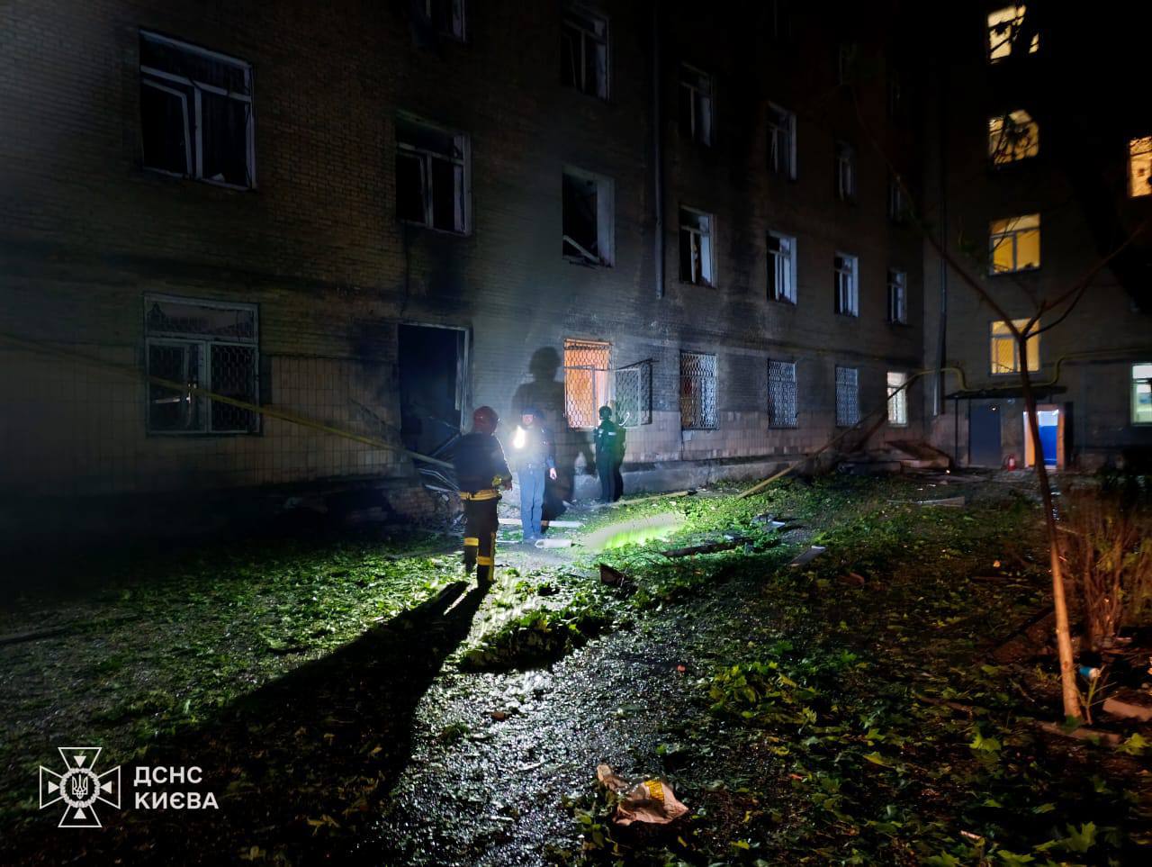 Последствия удара по Киеву