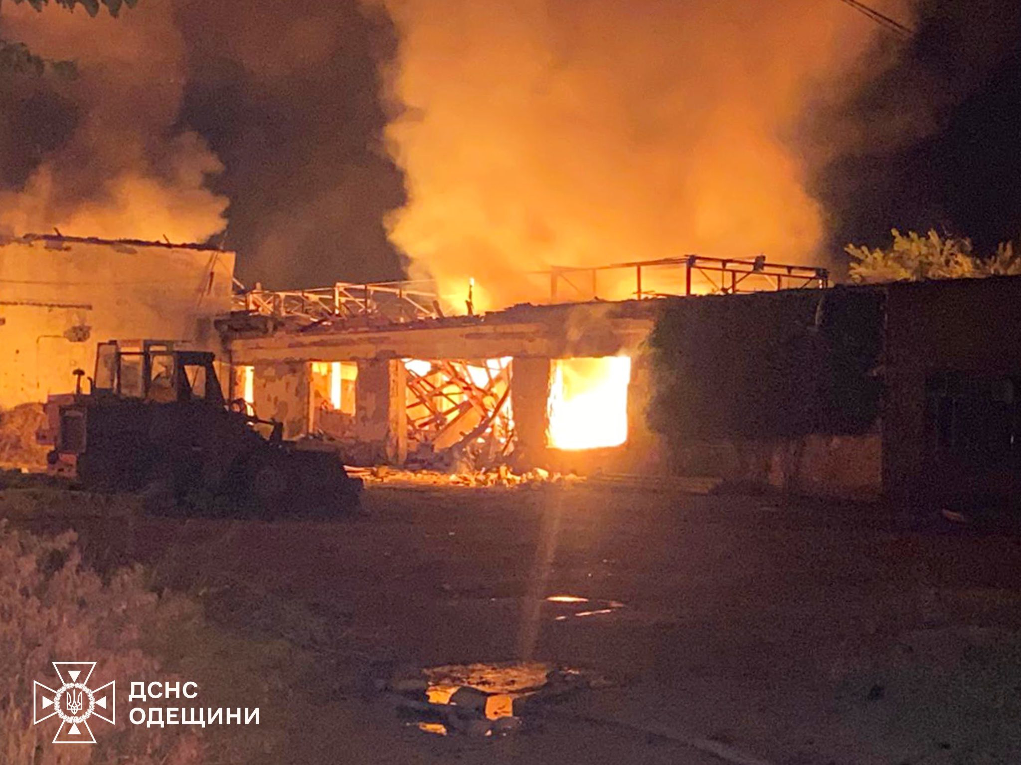 Удар БПЛА по Одесской области