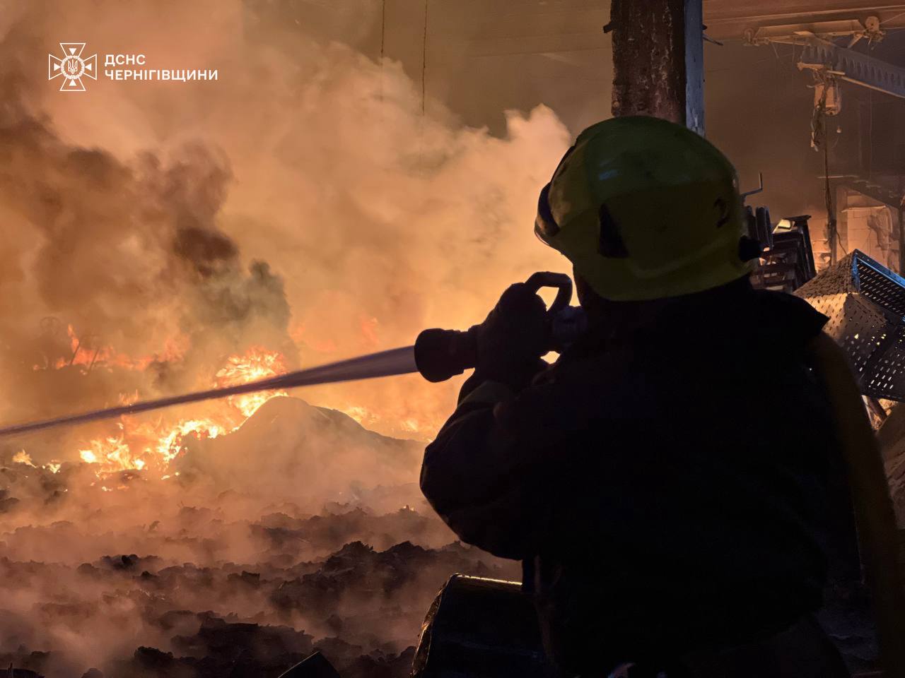 Последствия атаки БПЛА на Черниговскую область