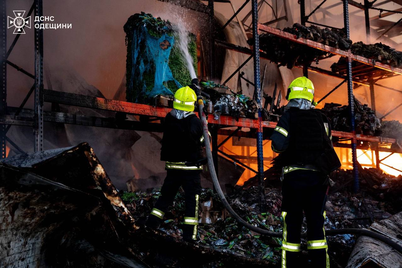 Одесса, последствия атаки БПЛА