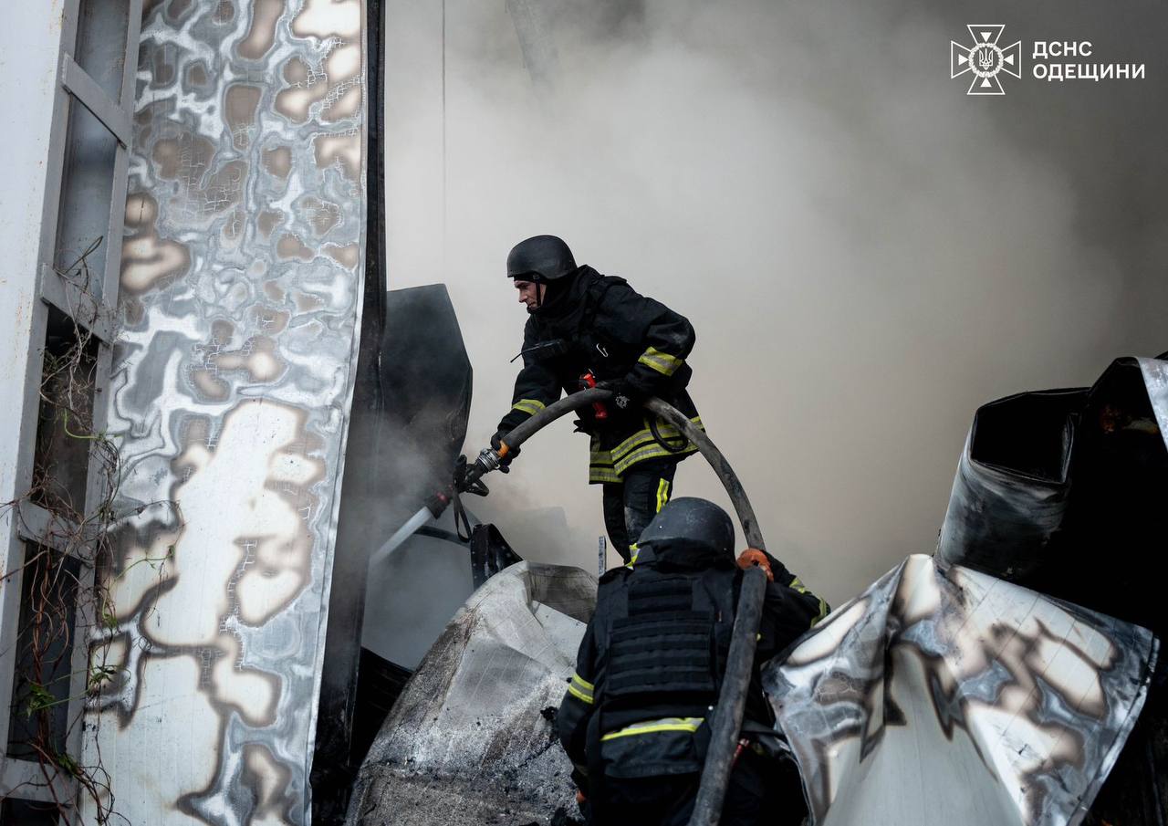 Одесса, последствия атаки БПЛА