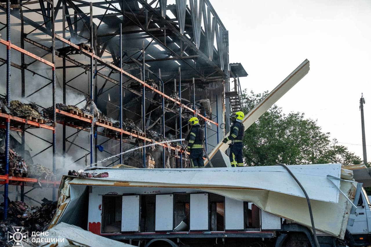 Одесса, последствия атаки БПЛА