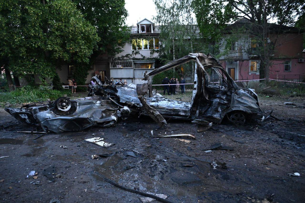 Одесса, последствия атаки БПЛА