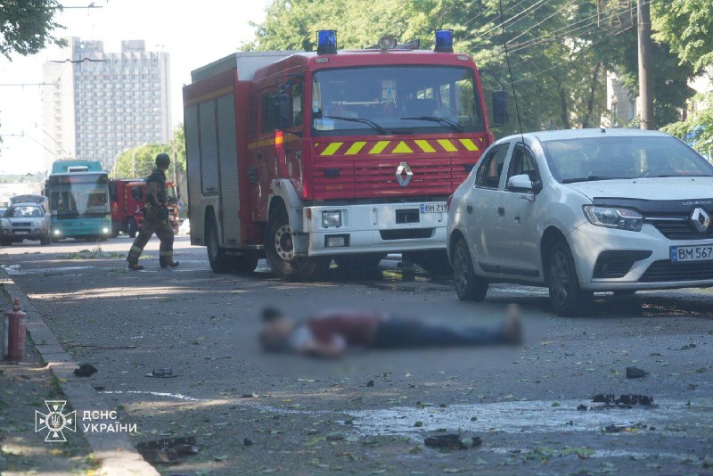 россияне обстреляли Сумы