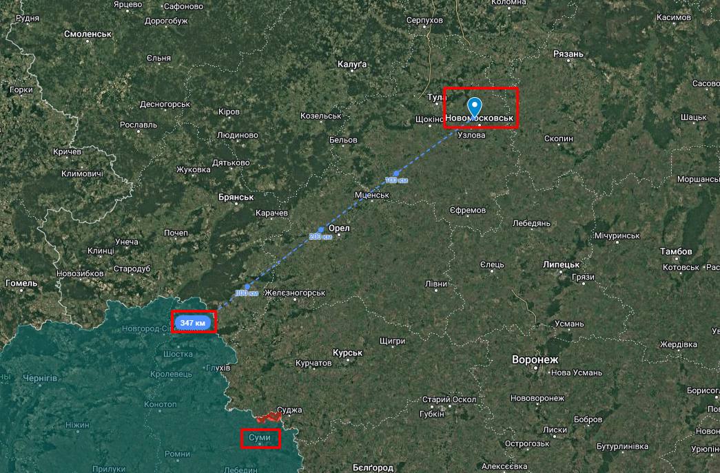 В Новомосковске БПЛА атаковали химзавод