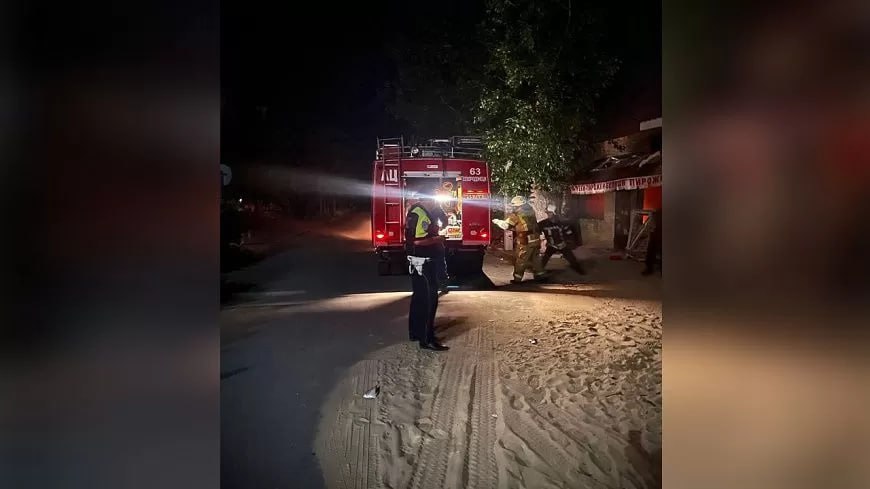пожар на Центральном рынке в Северодонецке