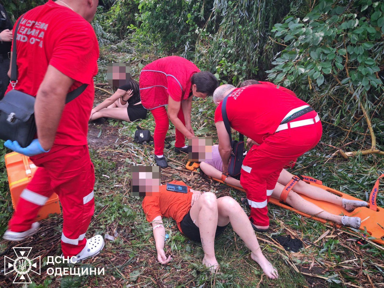 На Одесчине дерево упало на палатку с детьми