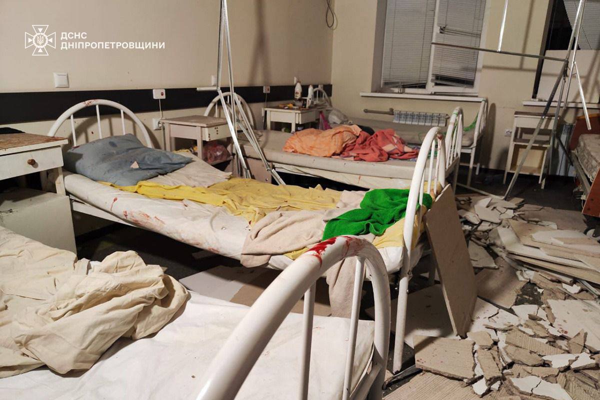 удар по городу Каменское