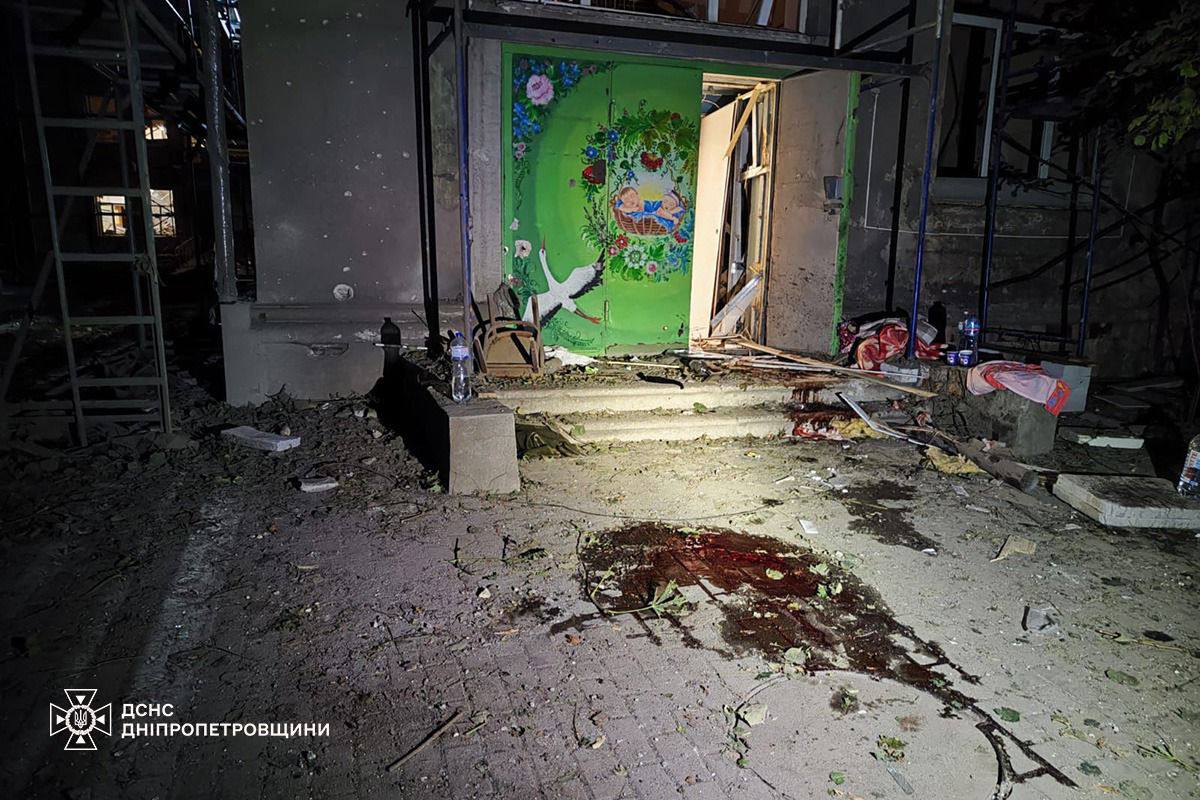 удар по городу Каменское