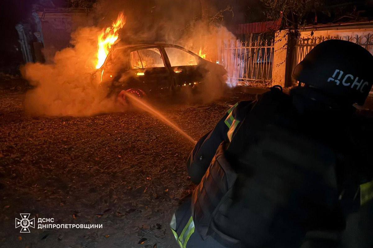 удар по городу Каменское