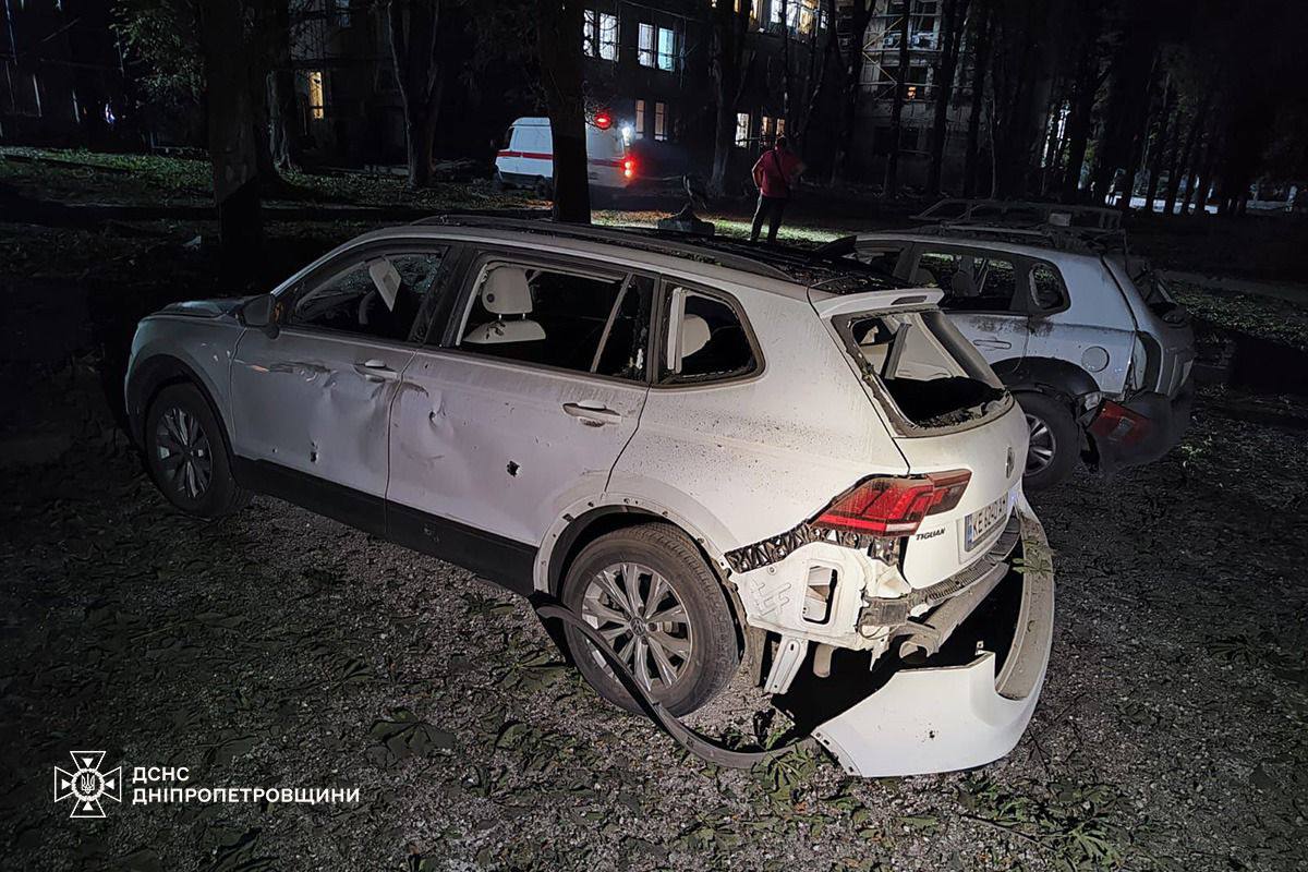 удар по городу Каменское