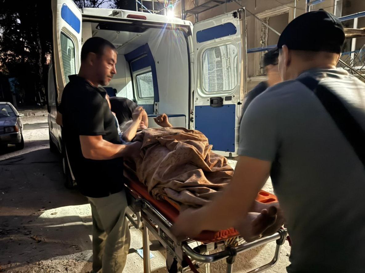 удар по городу Каменское