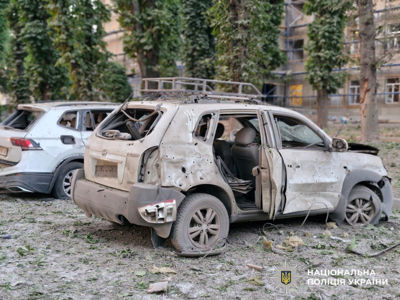 удар по городу Каменское