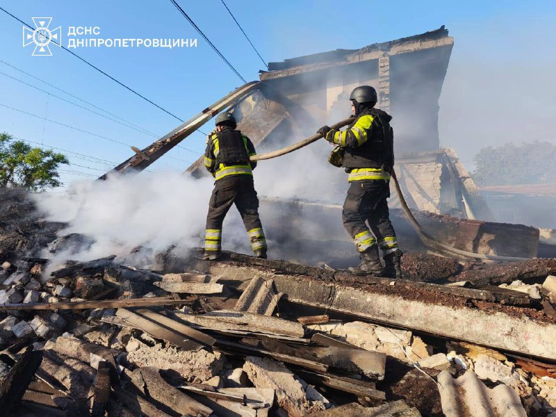 Удар "шахедов" по Днепропетровщине
