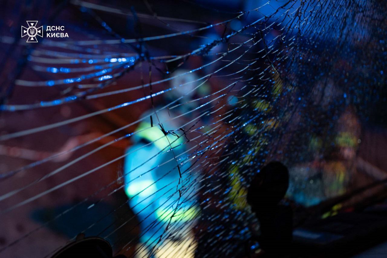 Последствия удара по Киеву
