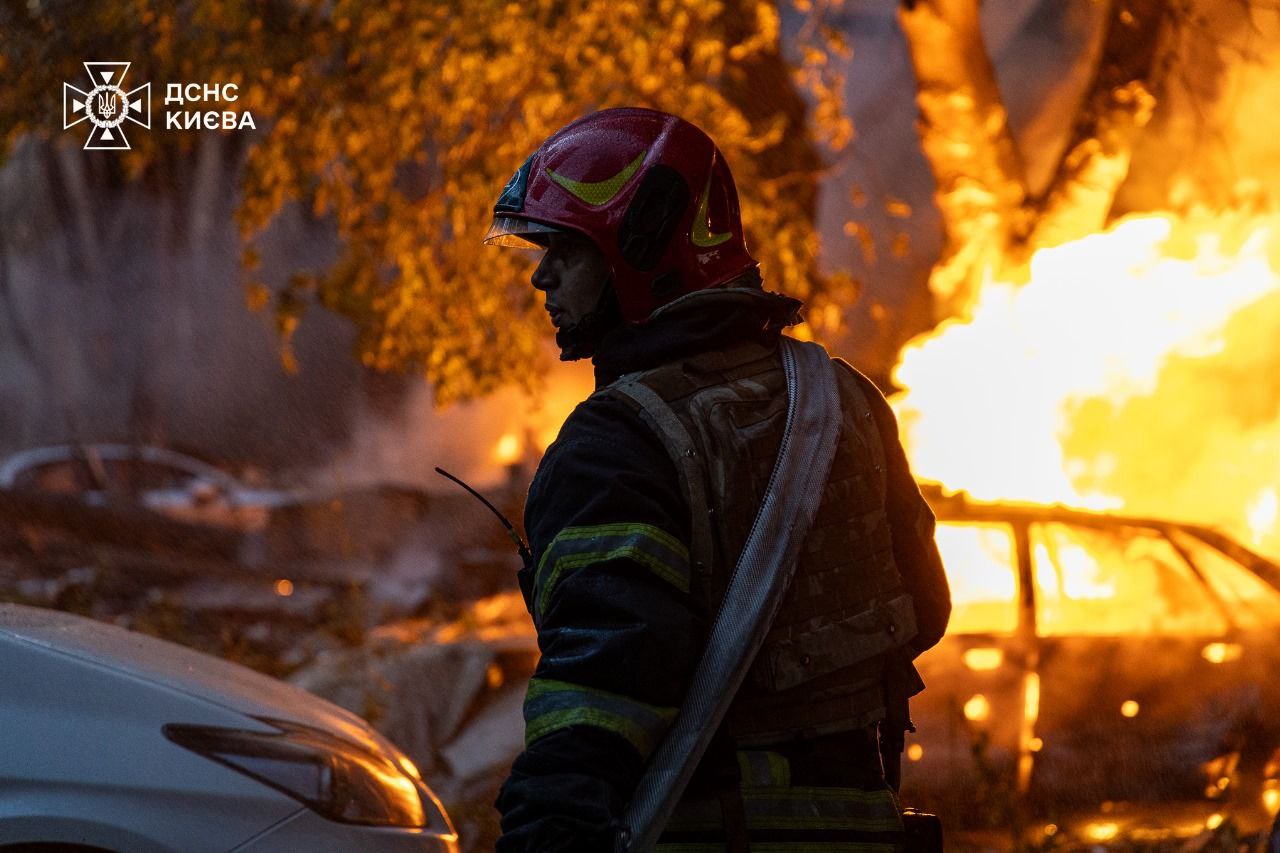 Последствия удара по Киеву