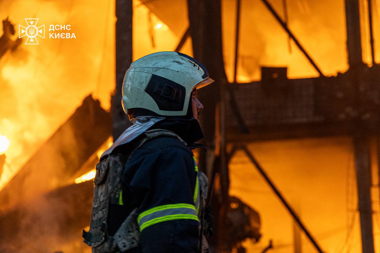 Последствия удара по Киеву