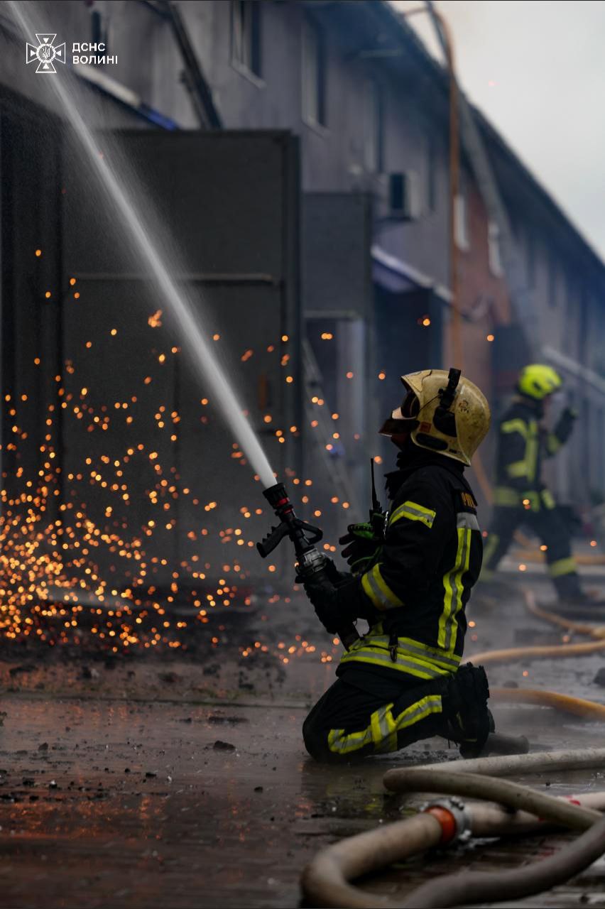 Массированная атака на Луцк