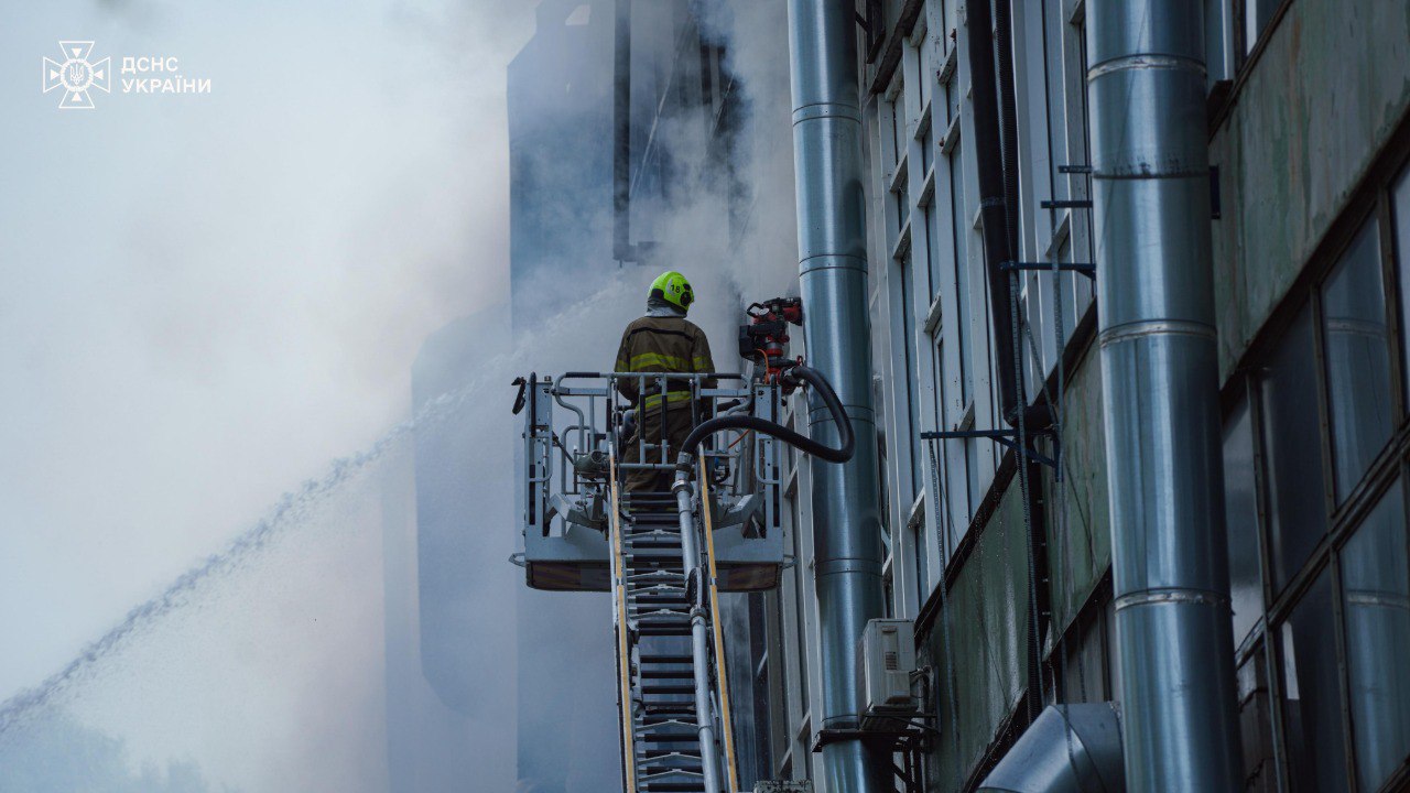 Массированный удар по Киеву