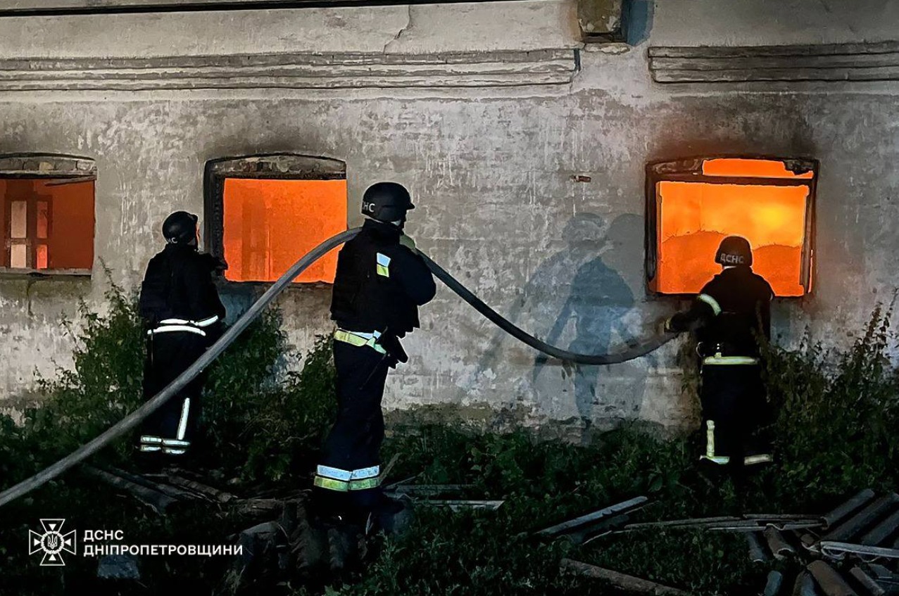 Удар "шахедов" по Днепропетровщине