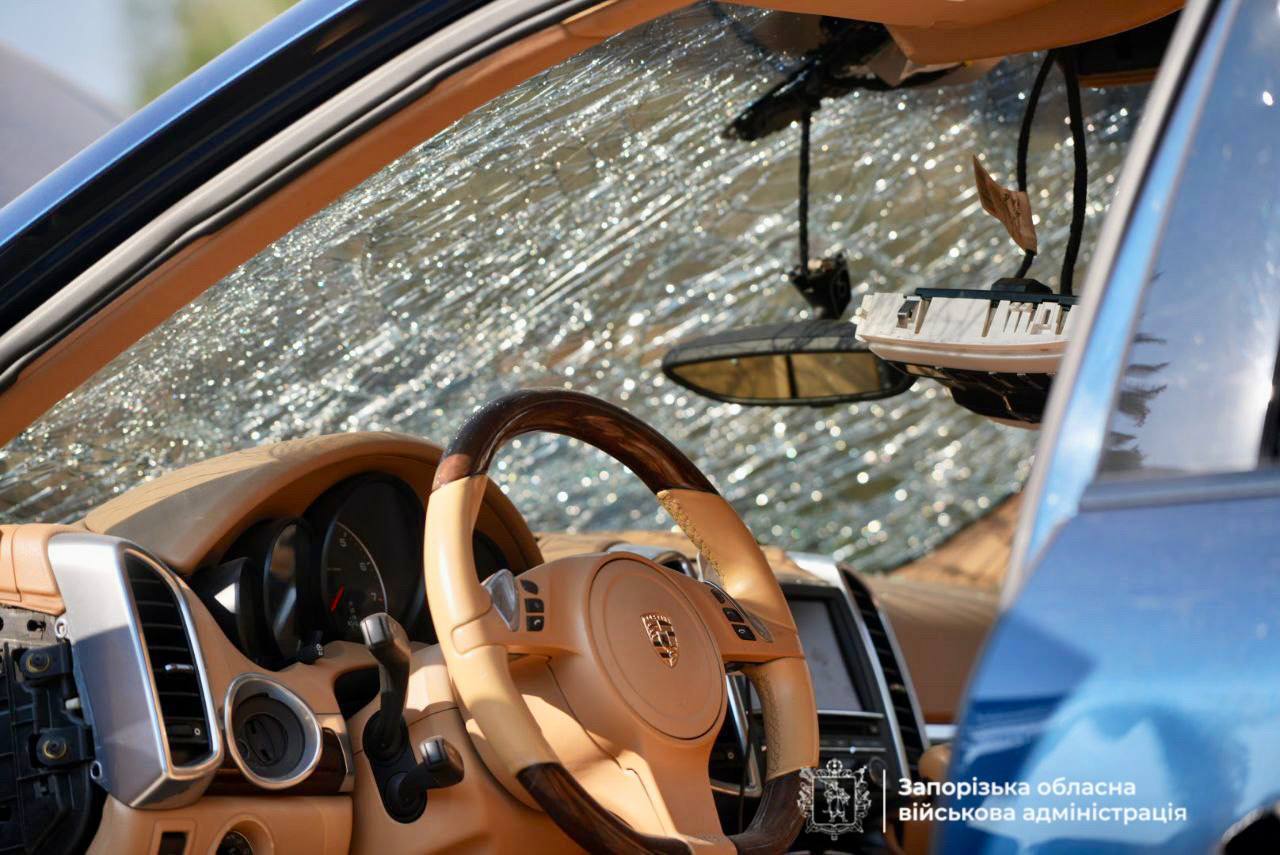 Удар по базе отдыха под Запорожьем