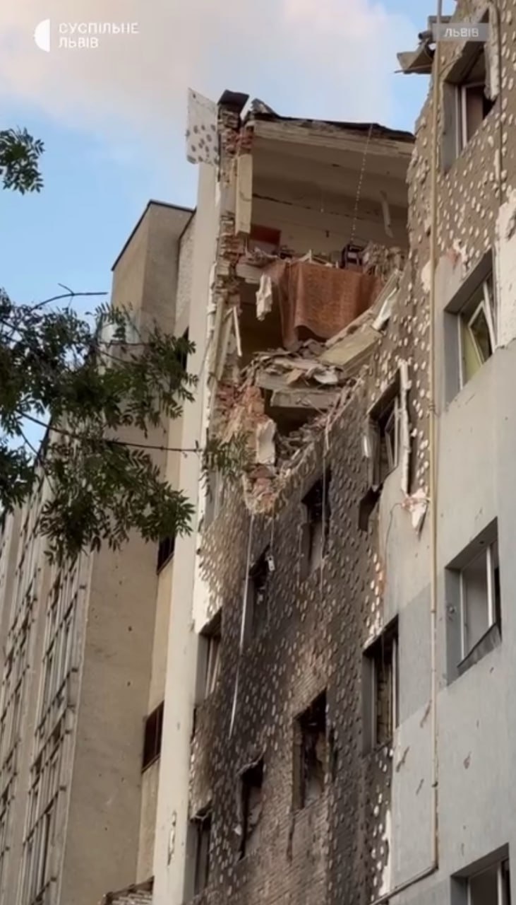 Последствия удара по Львову