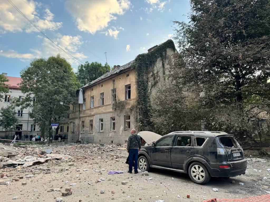 Последствия удара по Львову