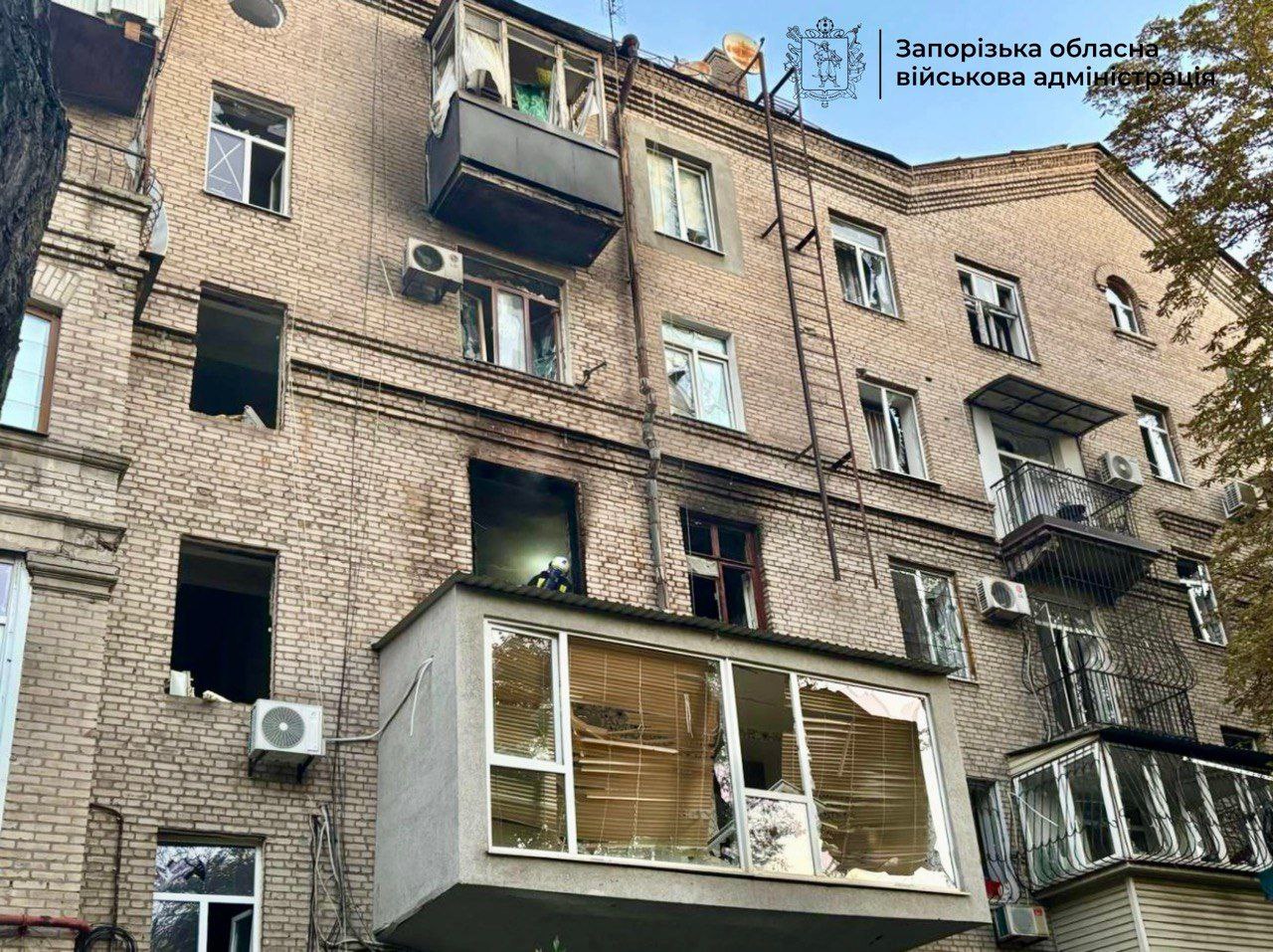 последствия атаки на Запорожье, 30.08.2025