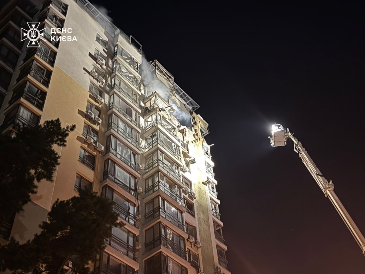 Последствия комбинированного удара по Киеву