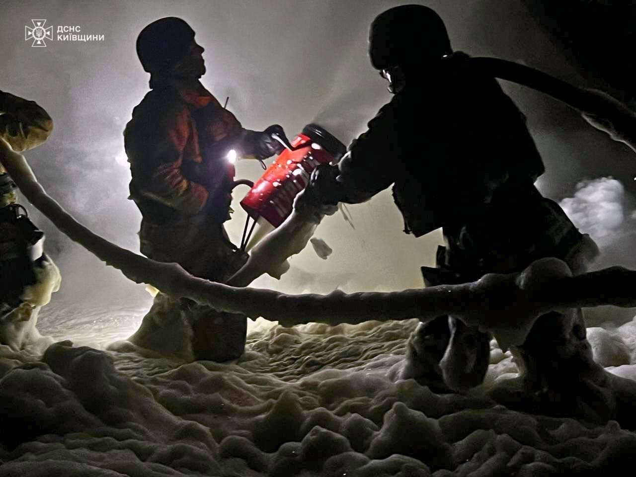 Удар по энергетической инфраструктуре на Киевщине