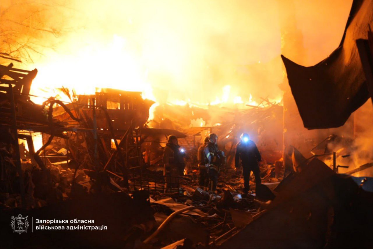Ракетный удар по Запорожью