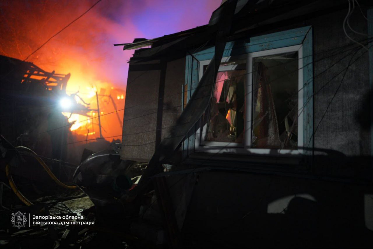 Ракетный удар по Запорожью