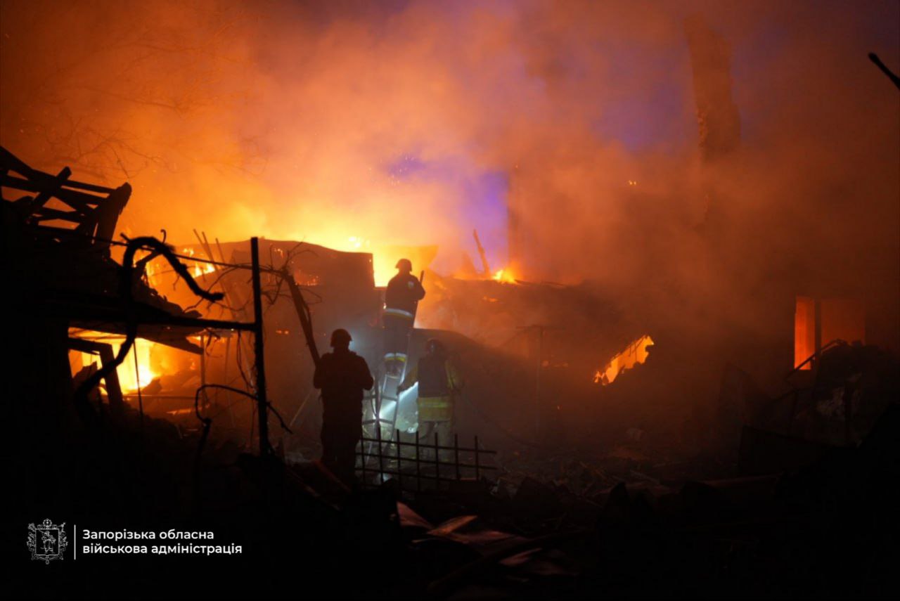 Ракетный удар по Запорожью