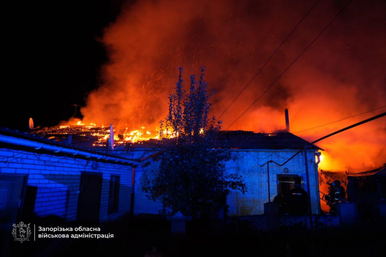 Ракетный удар по Запорожью