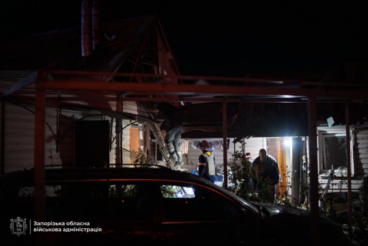 Ракетный удар по Запорожью