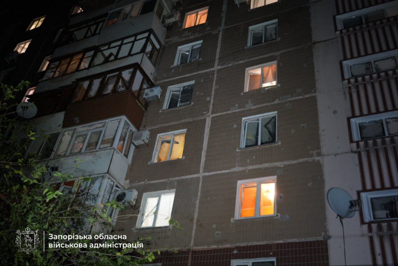 Ракетный удар по Запорожью