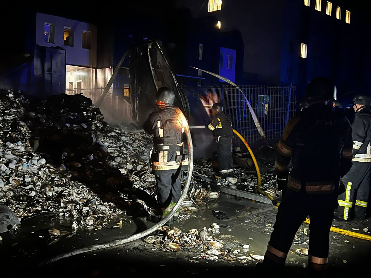 Удар БПЛА по Киевской области