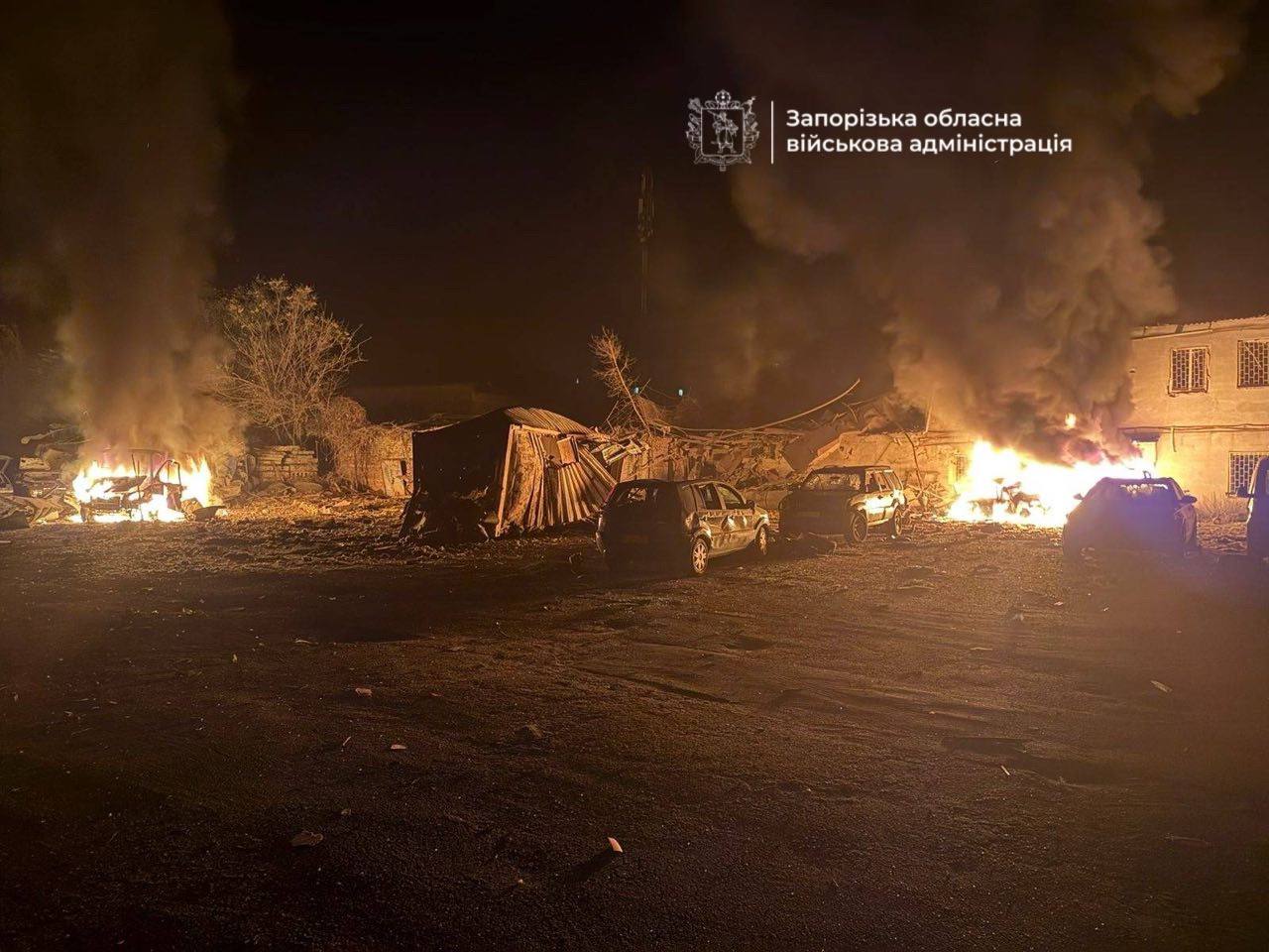 Удар по Запорожью